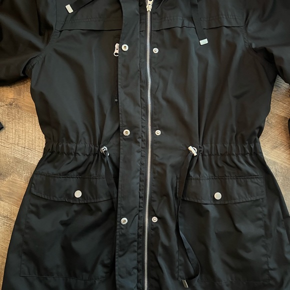 Time and Tru Black Jacket with Blue Camouflage Interior - Picture 7 of 13